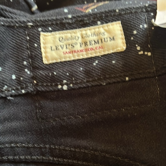 NWT Levi's X Star Wars | 501 Original Cropped Jeans Galaxy All Over 25X26/Sz 2 - Picture 13 of 16